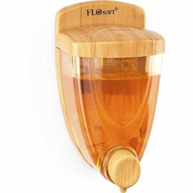 Resim Flosoft Sıvı Sabunluk 350 Ml. (AHŞAP GÖRÜNÜMLÜ) F261 