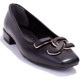 Resim Dagoster Dza07-8243606 Siyah Klasik Topuklu Kadın Ayakkabı 001 