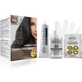 Resim Alix Saç Boyası 4-0 Kahve 50ml 