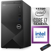 Resim Dell Vostro 3910 mt Intel Core I7 12700 16GB 1tb SSD Windows 11 Home Intel® UHD Graphics 770 Masaüstü Bilgisayar N3910EMEAH08 + Zetta USB Bellek 