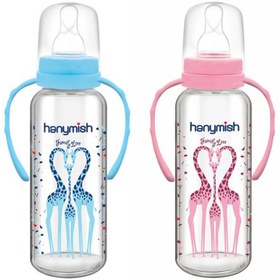 Resim Hanymish 402 Kulplu Cam Biberon 240 ml 