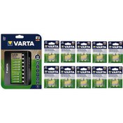 Resim Varta Multi Plus 8Li Şarj Cihazı 20*2700 Mah Aa Şarjlı Pil 