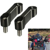 Resim Araba ve Motosiklet Arka Görüş Aynası Uzatıcı Yükseltici Adaptör, 8mm Tabanlı Ayna Genişleticiler 