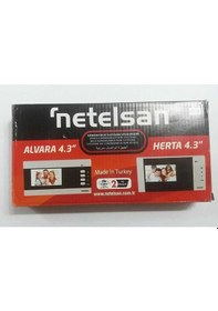 Resim Netelsan Alvara 4.3'' Renkli Şube Görüntülü Diafon 
