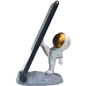 Resim Lunaev Mini Astronot Model Telefon Ve Tablet Tutucu Standı 