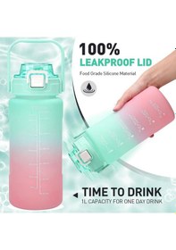Resim Vagonlife Su Matarası 1500 Ml Vgn2213 Mavi Pembe 