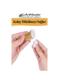 Resim Toz Sim Mor 4 Adet 7 Gr Tuzluklu Etkinlik Ders Okul Slime Dekorasyon Renkli Toz Sim Dekor Süsleme 