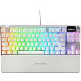 Resim SteelSeries Apex 7 TKL Ghost Edition Mekanik Gaming Klavye US Layout 