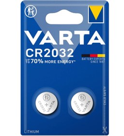 Resim Varta Cr2032 Lityum 3 Volt Düğme Para Pil 2 Li Paket 