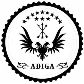 Resim Kafkas Sembolleri Tasarım 9.model Sticker 30 X 30 Cm 