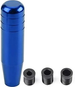 Resim Araba Vites Topuzu Çubuğu, 13 cm Evrensel Şanzıman Vites Kolu Kno Alüminyum Alaşımlı Araba Manuel Vites Topuzu Kolu Vites Kolu (Mavi) 