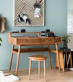 Resim Maskar Makyaj Masası - Amerikan Meşe 