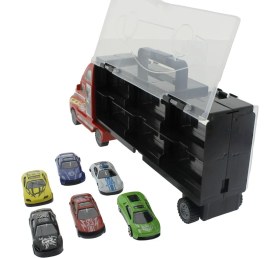 Resim Taşınabilir Die Cast Metal Araçlı Kamyon 
