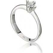 Resim Tektaş Pırlanta Yüzük - G Renk 0,18 Karat 18 Ayar (518571389) 