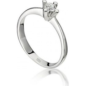 Resim Tektaş Pırlanta Yüzük - G Renk 0,18 Karat 18 Ayar (518571389) 