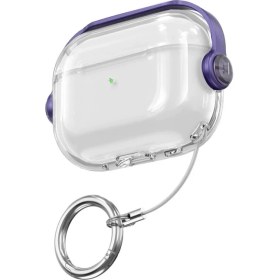 Resim Bezos Airpods Pro 3 (3.nesil) Tema Kılıf - Mor 