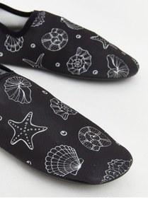 Resim LC Waikiki Karışık Deniz Kabuğu Desenli Kadın Deniz Ayakkabısı 