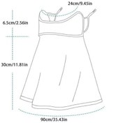 Resim Yaz Sıcaklığına Karşı Korumalı Buz İpek Maskesi Açık Hava Nefes Alabilen Atkı, Askılı Kulaklı Yüz Örtüsü Mavi Diğer 