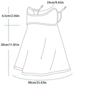 Resim Yaz Sıcaklığına Karşı Korumalı Buz İpek Maskesi Açık Hava Nefes Alabilen Atkı, Askılı Kulaklı Yüz Örtüsü Mavi Diğer 