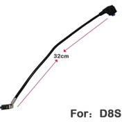 Resim D8s Kablo X1pcs-oemhıds Yeni Hıd Balast Kablo Güç Kablosu Yüksek Gerilim Hattı 130 Kenar Mustang Odak F150 Mkz 