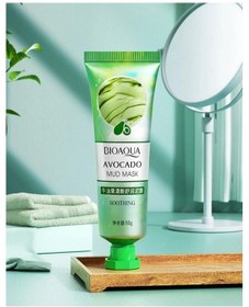 Resim Bioaqua Avokado İçerikli Arındırıcı ve Nemlendirici Çamur Kil Maskesi 50 G 