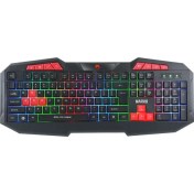 Resim nazeninstoğu Marvo K602 Tr Wired Membrane Switch 26-Tuş Anti-Ghost Rgb Gaming Keyboard 