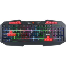 Resim nazeninstoğu Marvo K602 Tr Wired Membrane Switch 26-Tuş Anti-Ghost Rgb Gaming Keyboard 