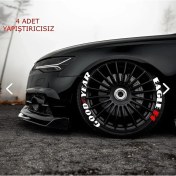 Resim 3D Lastik Yazısı Beyaz Good Year Eagle F1 4 Adet 2.5 cm (Made In Usa) 