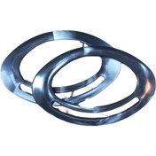 Resim Çanta Sapı Oval Siyah-Beyaz 18 cm 
