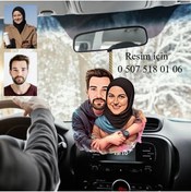 Resim wonderlike Karikatür Foto Avatar +Yapay zeka fotoğraf, +Portre AI Fotoğraftan karikatür Çift Yön Dikiz Ayna Süs 