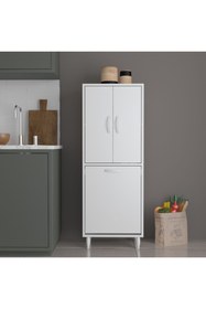 Resim Modilayn Gamzem MUTFAK 55x138 cm Mutfak Erzak Kiler Depolama Düzenleyici Dolabı 