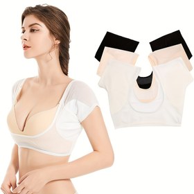 Resim Mesh nefes alabilen ter emici yelek, koltuk altı ter emici ped, esnek düşük kesim figür vurgulayan iç çamaşırı, geliştirilmiş deodorantlı elastik nefes alabilir koltuk altı ter emici pedli antiperspiran 