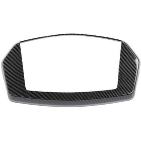 Resim Nmax 125 155 2020-2024 İçin Motosiklet Gösterge Paneli Çerçevesi Karbon Fiber Desenli Gösterge Paneli Kaplama Koruyucu Çerçeve. 