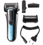 Resim yopigo G-130 Profesyonel Şarjlı Sıfır Sakal Kesme Çift Bıçaklı Tıraş Makinesi Yedek Başlık + Bakım Seti 