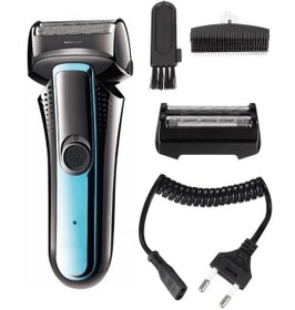 Resim yopigo G-130 Profesyonel Şarjlı Sıfır Sakal Kesme Çift Bıçaklı Tıraş Makinesi Yedek Başlık + Bakım Seti 