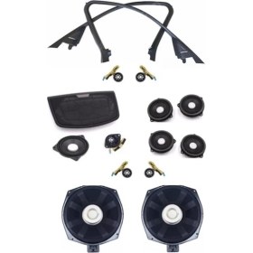 Resim Peak Shine Bmw 3 Serisi F30 15 Parça Hoparlör Seti ve Harman Tweeter Orta Kapak Seti 