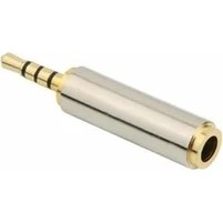 Resim Storemax 2.5mm Erkek 3.5mm Dişi 4 Boğum 3 Çizgi Kulaklıklı Mikrofon Çevieici 