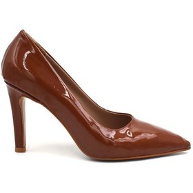 Resim Prego Pine Cone Kadın Stiletto Ayakkabı Kahverengi Kahverengi 