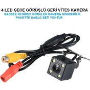 Resim Ucuzcu Market Geri Vites Kamera (4 LED Gece Görüşlü) 