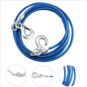 Resim Çeki Halatı Çelik Izoleli Oto Çekme Halatı 3 Ton Çekme Halatı 