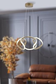 Resim Trend Argentum Eskitme Salon, Mutfak, Oda Antre Ve Hol Beyaz Power Ledli Avize 
