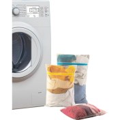 Resim Fermuarlı Çamaşır Yıkama Filesi, Asker Çamaşır Yıkama Filesi, Bebek Çamaşır Yıkama Filesi (3 Adet) 