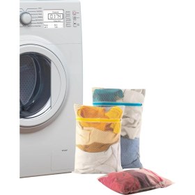 Resim Fermuarlı Çamaşır Yıkama Filesi, Asker Çamaşır Yıkama Filesi, Bebek Çamaşır Yıkama Filesi (3 Adet) 