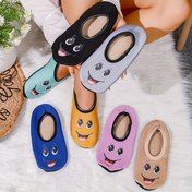 Resim Kadınlar için Sevimli Karikatür Yüz Terlikleri - Nefes Alabilen Kumaş Üst, Yumuşak Peluş Astar, Hafif ve Dayanıklı İç/Dış Mekan Ayakkabıları, Ev, Yoga, Plaj, Tüm Mevsim Konforu, Sevimli Terlikler, Yoga Ayakkabıları, Eğlenceli Tasarım, Rahat Uyum 