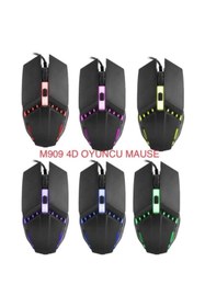 Resim Polygold PG-909 Kablolu Işıklı Optik Oyuncu Mouse 
