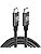 Resim Type-C'den Type-C'ye Yüksek Hızlı Şarj ve Veri Aktarımı USB-C Kablosu (2 Metre Type-C 100W 20Gbps) 