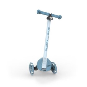 Resim Scoot and Ride Highwaykick 3S Steel LED Tekerlekli Katlanabilir Ayarlanabilir Çocuk Scooterı Açık Mavi 