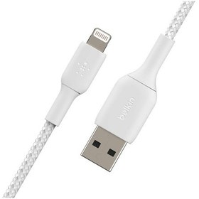 Resim Belkin Örgülü Lightning Kablosu iPhone, Apple Uyumlu iPad , Airpods Için Boost 
