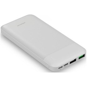 Resim Polosmart Pbs131 10000 Mah Powerbank Type-c Girişli Çift Usb Hızlı Şarj Cihazı Beyaz Beyaz 