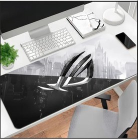Resim 70x30 Cm Asus Model Temalı Kaydırmaz Taban Speed Yüzey Oyuncu Mouse Pad Gaming 